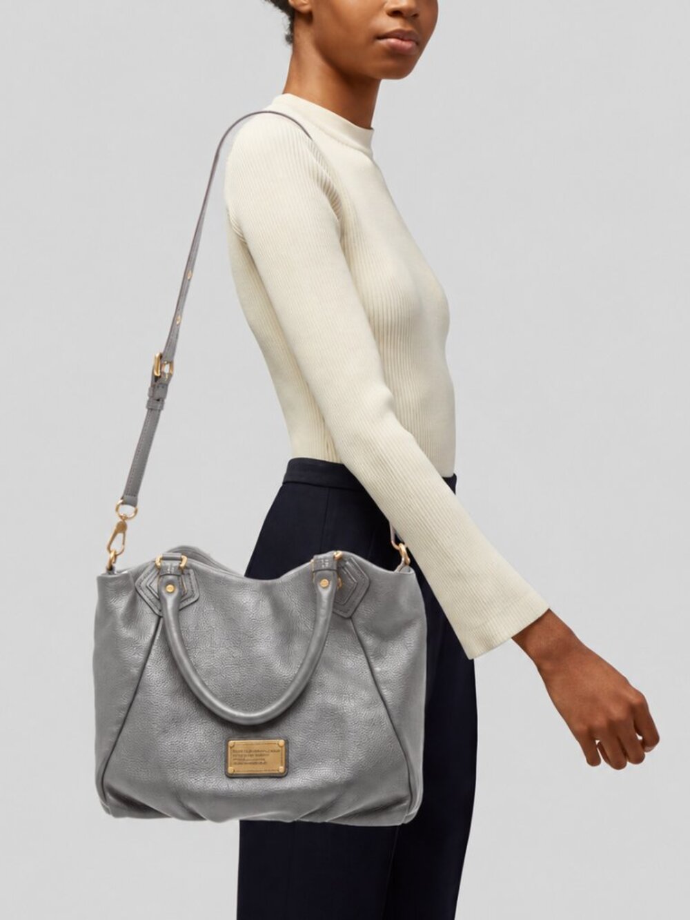Marc by Marc Jacobs Classic Q Fran Handbag Gray